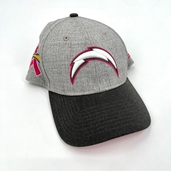 NEW ERA NFL Charger's Pink Breast Cancer Awareness Fitted Hat Size M/L - Picture 1 of 7